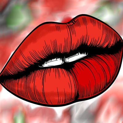 realistic lips