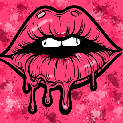 lips that look realistic and drip