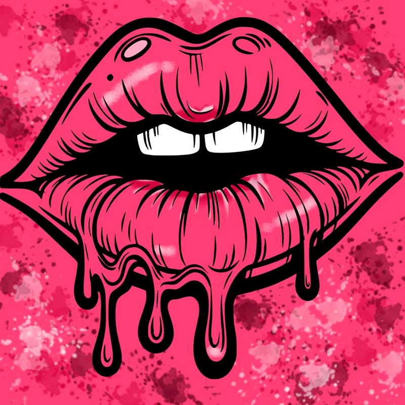 lips that look realistic and drip