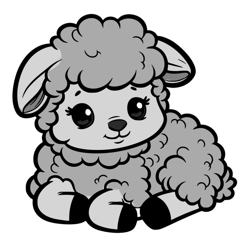 a baby sheep