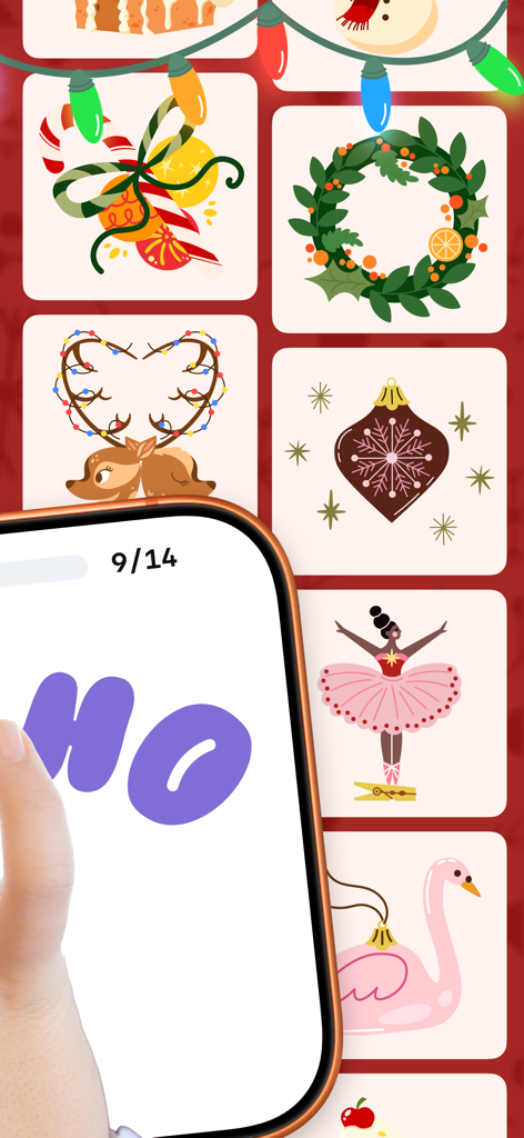 ArtWorkout: Learn How to Draw - Christmas-themed drawing lessons and lettering exercises on a mobile app screen