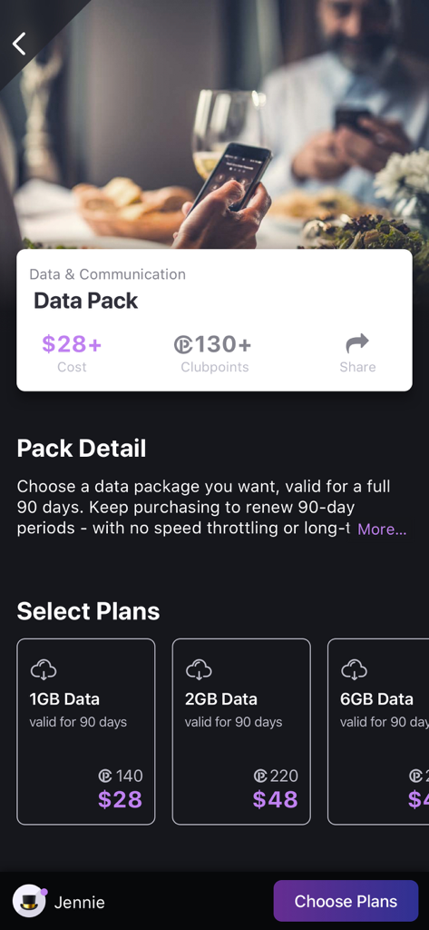 Club Sim Prepaid - Lifestyle App | MWM