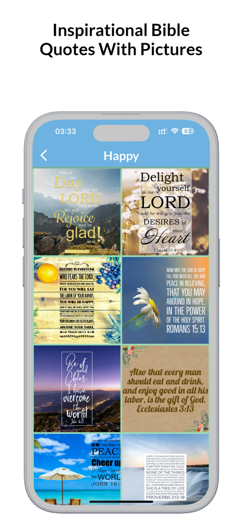 Bible KJV - King James Audio - Citas inspiradoras de la Biblia con imágenes de la versión King James.