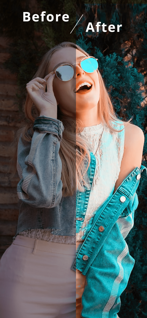 Filtra - Preset for Lightroom - Before and after photo comparison using Filtra Lightroom presets