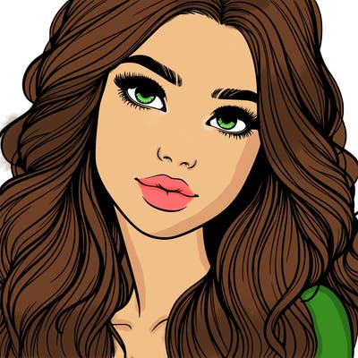 beautiful realistic girl