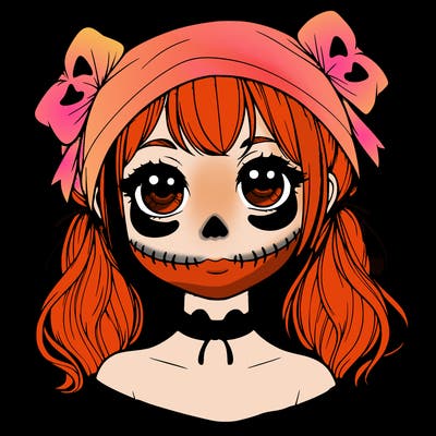 realistic girl halloween