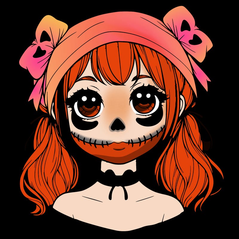 realistic girl halloween