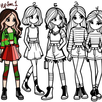 group of girls