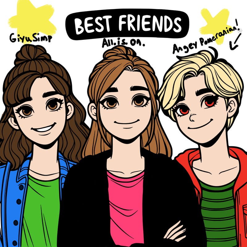 three realistic bffs