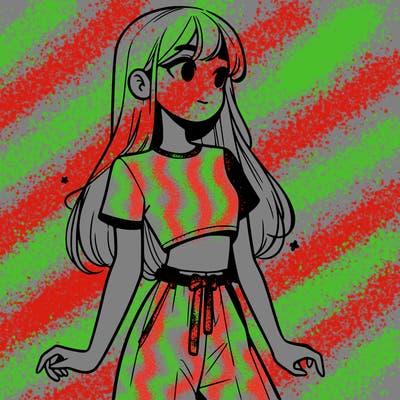 girl in a cute crop top