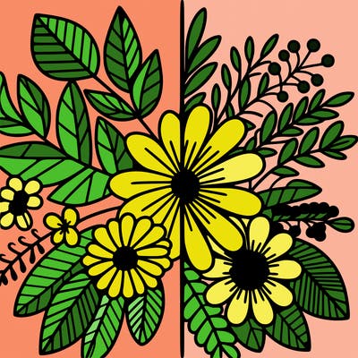 flowers split