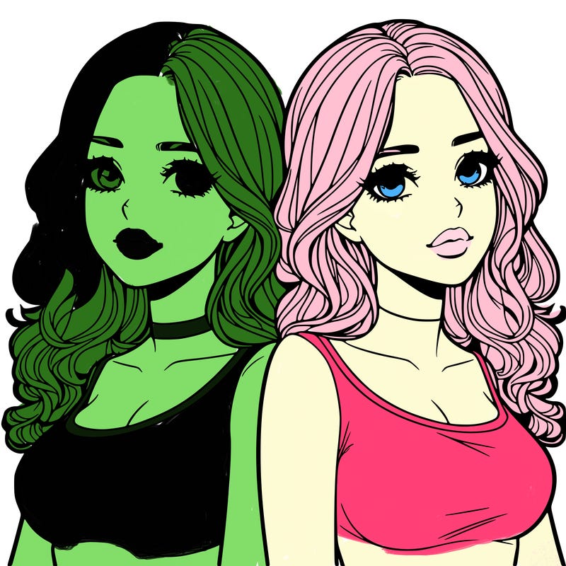 realistic twin sisters