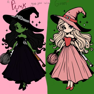 beautiful wicked witch. from wicked
