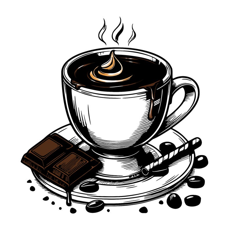 hot chocolate realistic