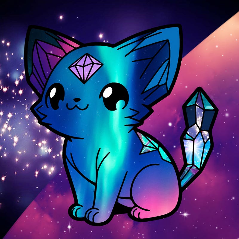 crystal kitten