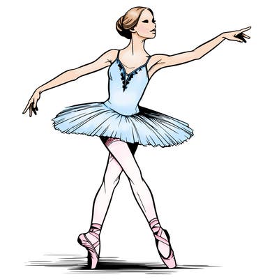 ballet dancer realistic