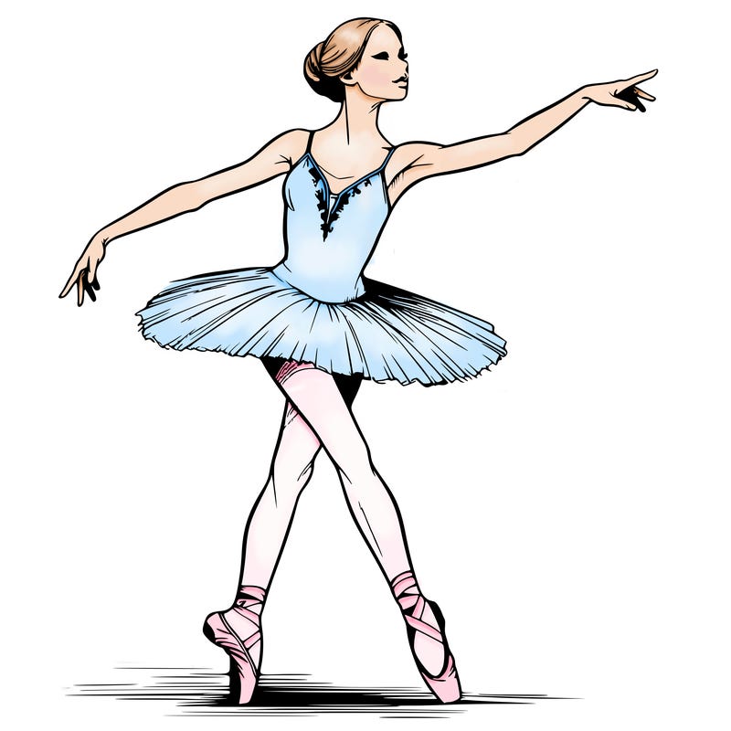 ballet dancer realistic