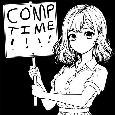 realistic girl holding blank sign