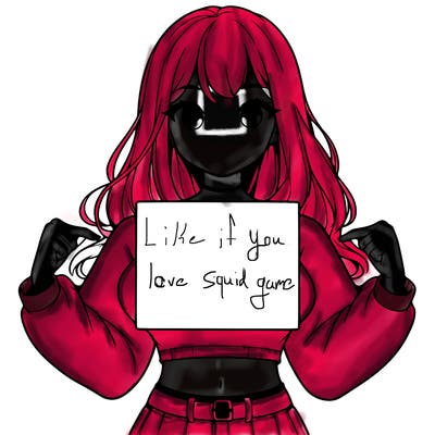 girl holding a blank sign in a long sleeve crop top