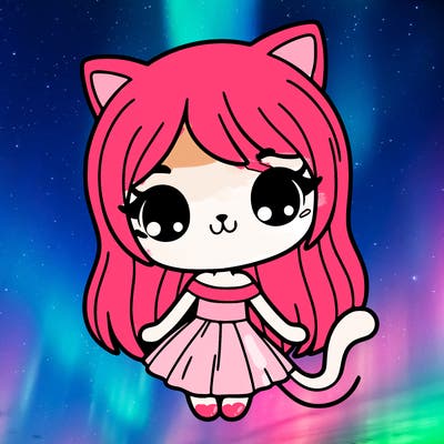 cat in human form (girl)