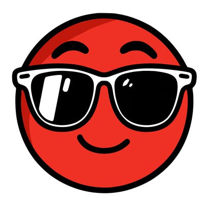 emoji with sunglasses