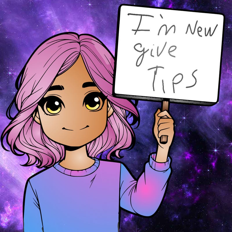 realistic girl holding up a sign