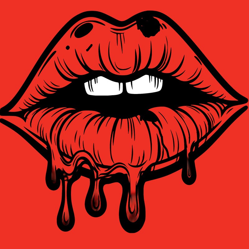 lips that look realistic and drip