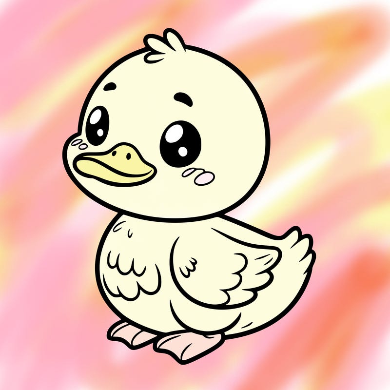cute duckling