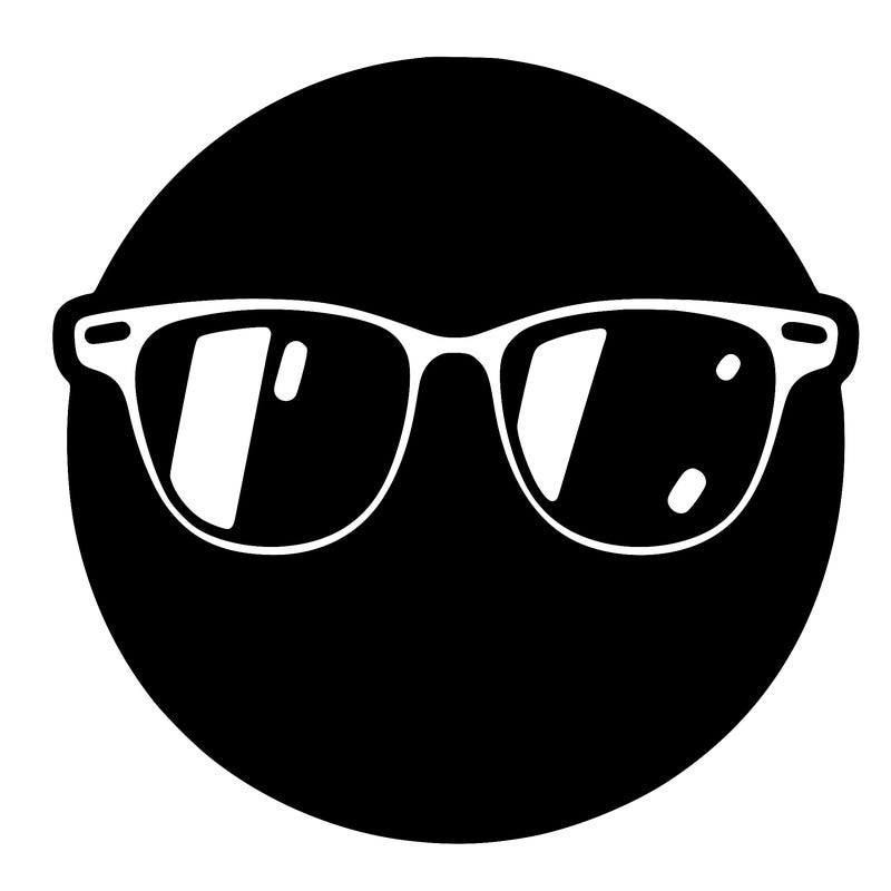 emoji with sunglasses