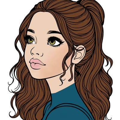 beautiful realistic girl