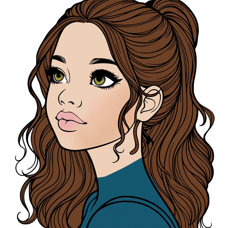 beautiful realistic girl