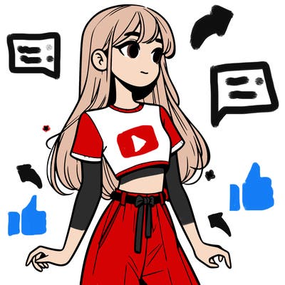 girl in a cute crop top