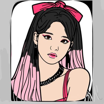 korean girl idol realistic