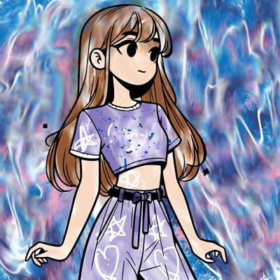 girl in a cute crop top