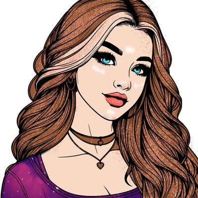 detailed realistic girl