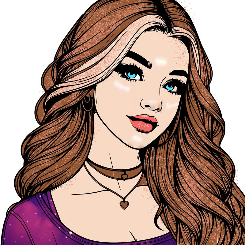 detailed realistic girl