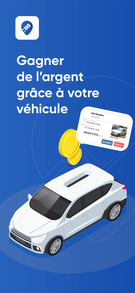 Guadagna denaro condividendo la tua auto sull'app Monbolide