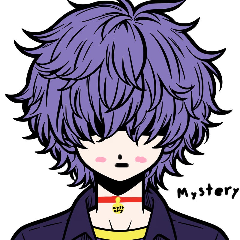 manga boy fluffy hair covering his eyes