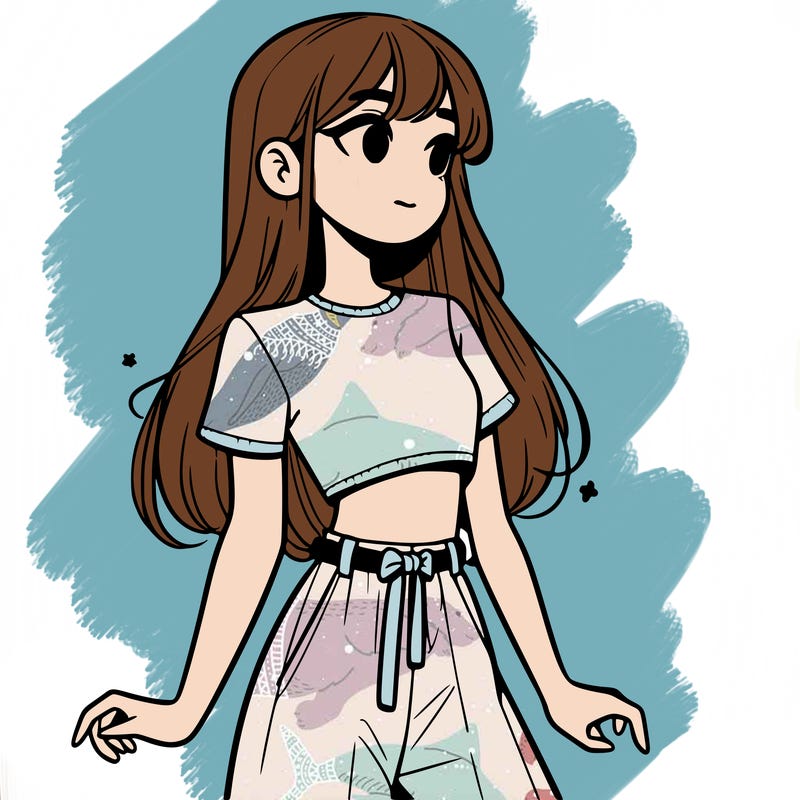 girl in a cute crop top