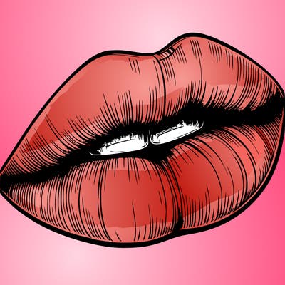 realistic lips