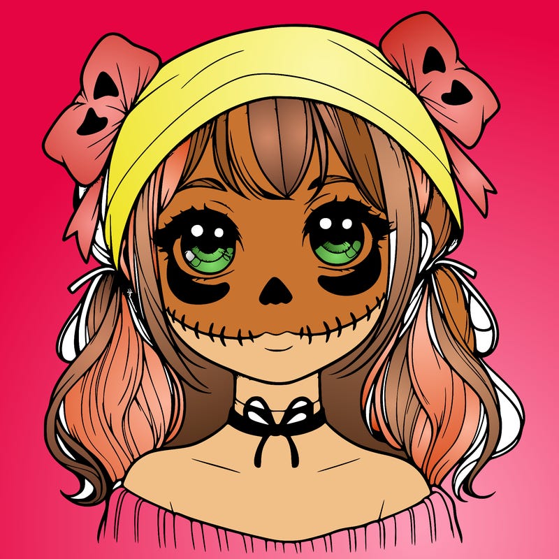 realistic girl halloween