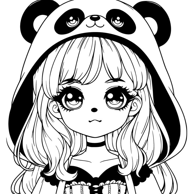 a girl realistic dressed up as a panda for halloween