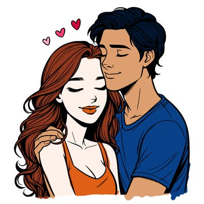 realistic couple