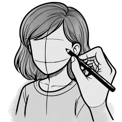 drawing a realistic person