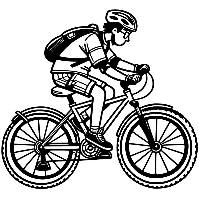 a bicycle rider