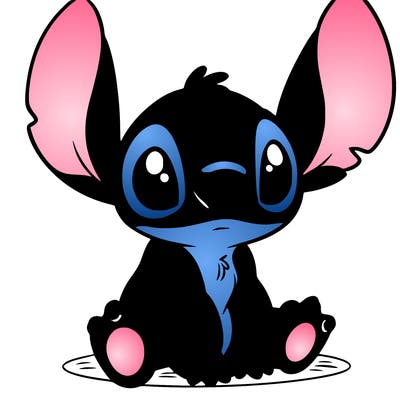 stich blue big ears
