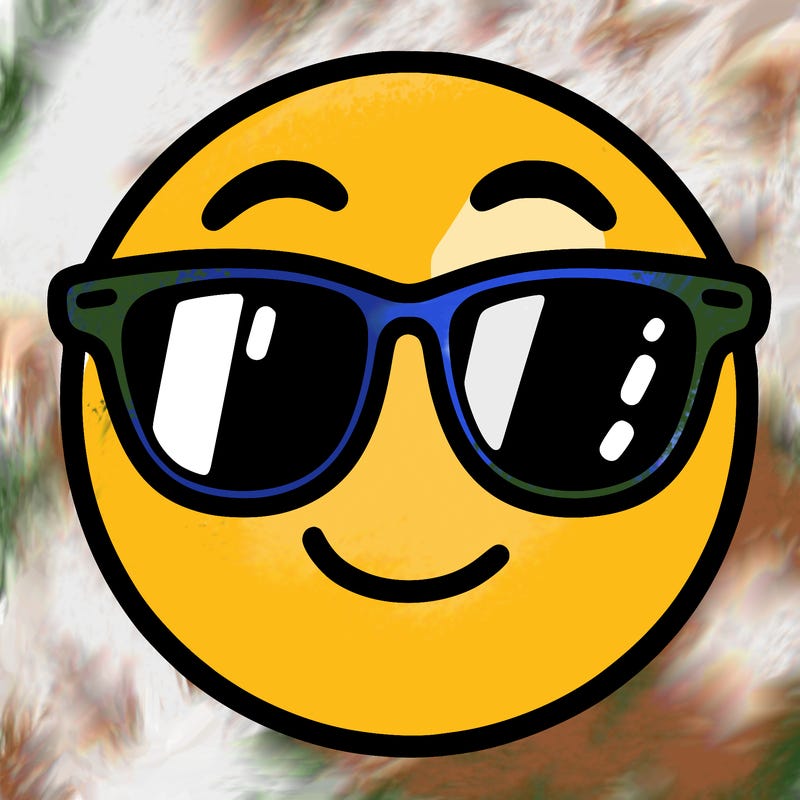 emoji with sunglasses