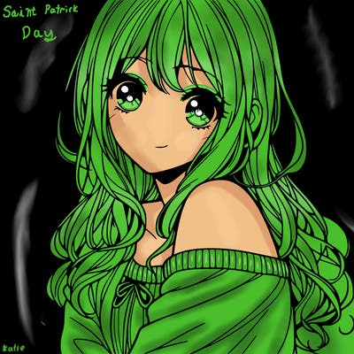 beautiful manga girl