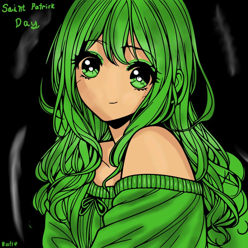 beautiful manga girl