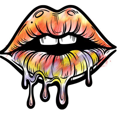 lips that look realistic and drip